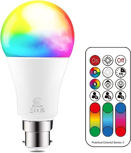 120 ampoules LED à couleurs changeantes B22