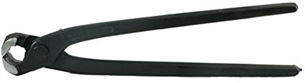 Monierzange 220 mm – Flechterzange aus Chrom-Vanadium-Stahl, schwarz lackiert, Kopf poliert, Profi-Werkzeug für Armierungsdraht