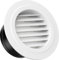 HG Power Rejillas de Ventilación 100mm Rejilla Aire Acondicionado Conductos Cubierta de Ventilación de ABS con Malla para Ventilación Extractor de Conductos