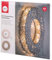 Rayher 62903505 Holz Ornamentkranz, FSC zertifiziert, 35 cm ø, natur, 10-tlg. Fensterkranz, Dekokranz, Holzkranz