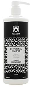 Valquer Champú Preparador de Tratamientos. Limpieza Profunda que Elimina Residuos y Abre la Cutícula Potenciando la Eficacia del Tratamiento Capilar. Ph Básico. 1 L