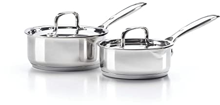 Napoleon 70046 Edelstahl 2-teilig Bratpfannen Set Grillzubehör
