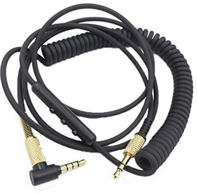 keephen Replacement In-Line Control Audio Cable for Marshall Monitor/Major II 2/Major III 3/Mid BT with Remote Microphone Volume Control for Headset