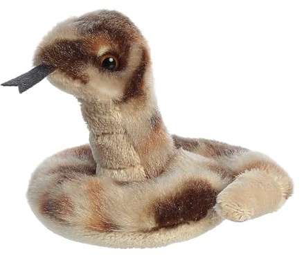Aurora® Adorable Shoulderkins™ Slithers Snake™ Stuffed Animal - Fun Buddy that Can Go Everywhere with You - Perfect for Kids 3+ Years and Costumes - Green 4 Inches
