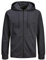 JACK & JONES Herren JJEBASIC Sweat Zip Hood, Dark Grey Melange/REG, XL
