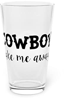 Bierglas Pint 473 ml Cowboy Take Me Away Cowgirl 473 ml