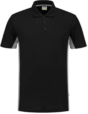 Tricorp 202004 Workwear Bicolor Poloshirt, 50% Gekämmte Baumwolle/50% Polyester, 180g/m², Navy-Königsblau, Größe XL