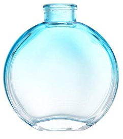 Bamboopack 150ml/5oz Empty Glass Diffuser Bottle Diffuser Jars Aromatherapy Storage Container Fragrance Accessories Use for DIY Replacement Reed Diffuser Sticks Sets Oils Crafts Decor(Blue)