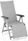 KETTLER BasicPlus Padded Relaxsessel, Silber/hellgrau, Alu/Textilene, verstellbare Rückenlehne