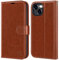 OCASE iPhone 15 Hülle Handyhülle [Premium PU Leder] [Kartenfach] [Standfunktion] RFID Schutzhülle Klapphülle Handytasche Lederhülle Kompatibel für iPhone 15 Braun