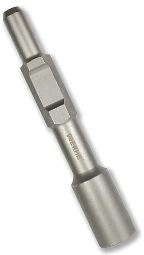 WERHE® 32,5x42x260 mm Destornillador de clavos profesional para insertar picas de tierra profundas - Martillo neumático Destornillador para postes Destornillador hexagonal 30 mm