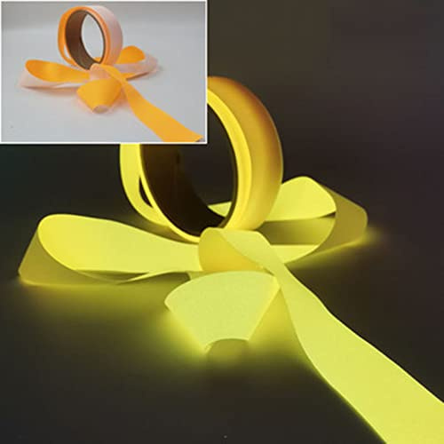 Fournitures de fête phosphorescentes en tissu de lin fluorescent lavable, ruban luminescent réutilisé, bannières et drapeaux d'extérieur, sacs polochons légers, décoration de la maison ( Color : Orang