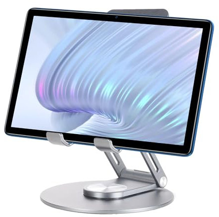 DOOGEE Soporte Universal Móvil/Tablet Antideslizante - Base Giratoria 360° con Ajuste de Ángulo, Compatible con Teléfonos N55PLUS, S Punk, N50, BLADE10/10ULTRA y Tabletas T35, U9, R10, T40