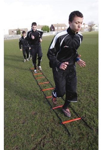 4m Flat Agility Speed Ladder Kit - Football Rugby Footwork Training Drill