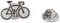 BRERA 67 - broches et pins pour femme en metal en forme de vélo de course, broche femme vetement, broche homme pins, mini broche bijoux, pince decollete femme