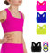 Risalti Top Bambina Olimpionico Microfibra 3 Pz - Ragazza Senza Cuciture, Sportivo, Reggiseno Sportivo, Seamless - Bracciali in Omaggio - Made in Italy
