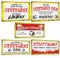 5er Set Fußball Blechschilder - Fussball Metallschild mit Spruch - Sport Schild Deko Zubehör Geschenk Fanartikel für Stuttgart Fan Liebhaber Begeisterte
