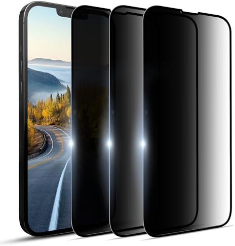 YOUULAR [3 Packung Sichtschutz-Displayschutzfolie für Huawei P30 Pro Gehärtete Glasfolie, Anti-Spion, kratzfest, glänzende Oberfläche, kratzfest, hohe Empfindlichkeit, Schwarz