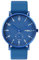 Dayllon Herrenuhren Minimalistisch Ultra Dünn Wasserdicht Mode Dressy Armbanduhr für Männer Business Casual Luxus Quarz Analog Uhr(Dunkelblau)