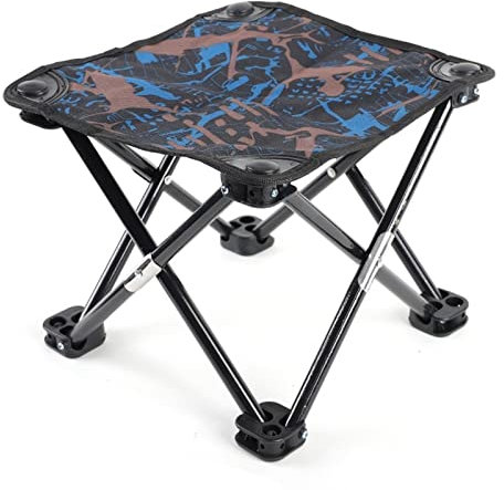 ZUOZUIYQ Chaises de Camping Chaise de Camping ultralégère Charge maximale 100 kg Chaise légère Portable pêche en Plein air Pique-Nique siège de Plage chaises Pliantes en Tissu Oxford