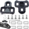 Premium Look Keo Cleats Für Fahrradschuhe, rutschfest Hochleistungs-Pedalklampen, Kompatibel Mit Look Keo Blade 2 Max Carbon Classic Pedalen Für MTB Pedalplatten,Rennrad Fahrradzubehör,Schwarz
