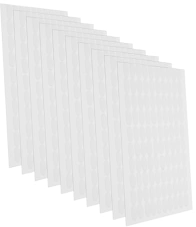 MAGICLULU 1000pcs Double Sided Clear Adhesive Tack Sticky Putty for Wall Hanging Removable Transparent Gel Glue Stickers Strong Sticky Tabs for Home Gallery Office