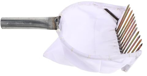YARNOW Handlicher Heidelbeerernter mit Langem Stiel Beerenpflückrechen und Schaufel mit Tragetasche Robustes Beerenkammpflückgerät für Blaubeeren Cranberries und Johannisbeeren Beim