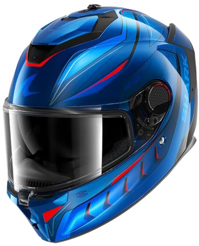 SHARK, Integraler Motorradhelm SPARTAN GT PRO CARBON MEKARIUM Carbon Blue Orange DBO, M