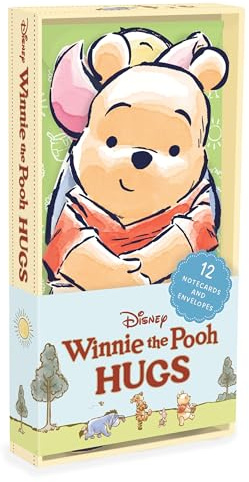 Disney Winnie the Pooh Hugs Notecards: 12 Notecards and Envelopes