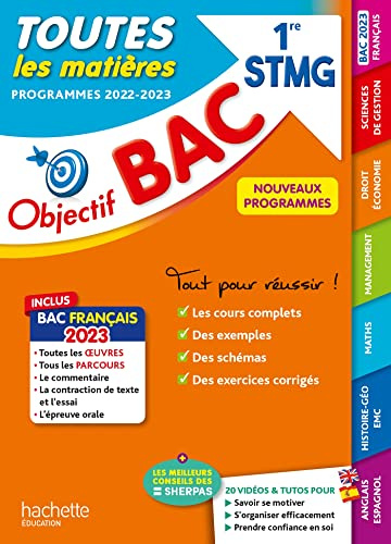 Objectif Bac - Toutes les matières 1re STMG (nouveaux programmes)