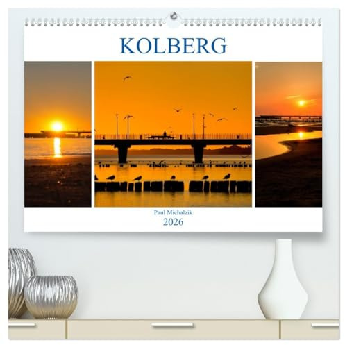 Kolberg (hochwertiger Premium Wandkalender 2026 DIN A2 quer), Kunstdruck in Hochglanz: Entdecken sie den malerischen Kurort Kolberg. Höhepunkte ... in wunderschönen Fotografien (CALVENDO Orte)