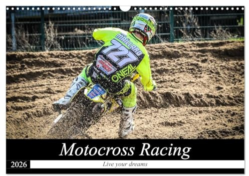 Motocross Racing 2026 (Wandkalender 2026 DIN A3 quer), CALVENDO Monatskalender: Motocross vom feinsten (CALVENDO Sport)