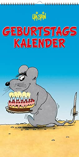 Uli Stein Geburtstagskalender 2024: Wandkalender: Planer für die Wand (Uli Stein Kalender 2024)
