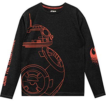 Star Wars Boys BB8 Long Sleeved Top Age 7 to 8 Years Multicoloured