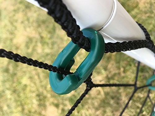edenvista Quicklinks UV-Beständig, für Sportnetze | 40 Stück, Grün.