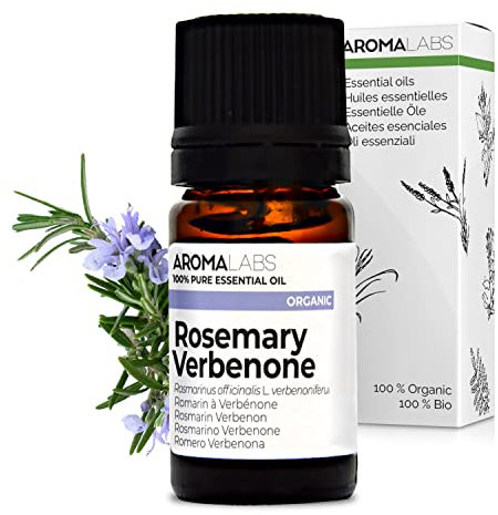 Aroma Labs - Romero Verbenona - Aceite Esencial Orgánico - Quimiotipado y Certificado AB - 5 mL