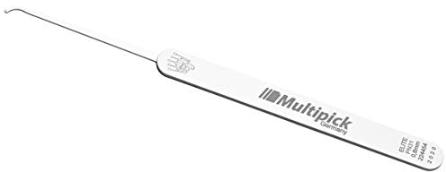Multipick ELITE Profi Lockpicking Dietrich Hook 5 (PN31) - 0,6 mm - Made in Germany - Lockpicking Set - Dietrich Set für den professionellen Gebrauch für Schlüsseldienst und Behörden