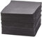 50 Serviettes Tex Touch cocktail Noir FSC® - 25x24cm