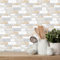27 Piezas PVC Pegatinas para Azulejos,Autoadhesivas Impermeables Baldosas Adhesivos Para Cocina Baño Decoración del Hogar,1 Piezas 20 * 10CM (Color Crema, 27)