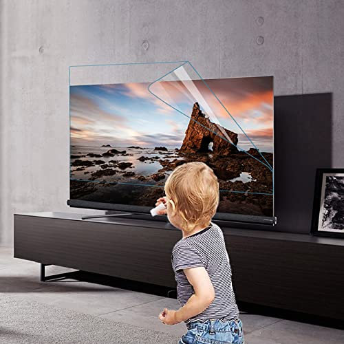 47-58 Zoll TV-Schutzfolie Anti-Blaulicht, Blendschutz LCD-Displayschutz Anti-Strahlung Tv Entspiegelungsfolie Augenschutz,HD-58in(1269X721) mm