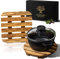 Olivenholz Topfuntersetzer 2er Set The Hot Pot