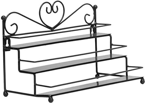 Nail Polish Organizer Three-layer Holder Wall Mounted Nail Polish Display Rack Lip Gloss Lipstick Display Nail Polish Organizer Shelf Rack, Nail Polish Display Rack, Nail Polish Wall Rack, Iron