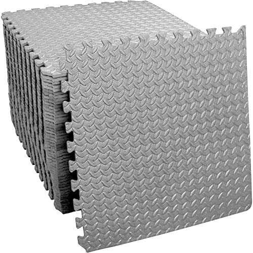 Nassboards EVA Foam Mat Tiles for Home Fitness, Camping, Play, Flooring Work - Great for Garage, Gym, Garden & Indoor or Outdoor Room - Padding, Protection & Non Slip Covering