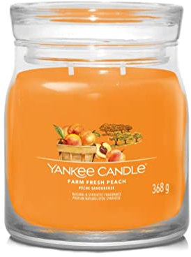 Yankee Candle Farm Fresh Peach Medium Jar