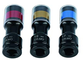 Laser 8593 Alloy Wheel Torsion Socket Set 3pc