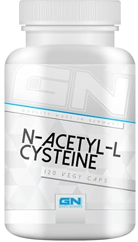 N-Acetyl-L-Cystein (NAC) – Hochdosiert mit 1000 mg pro Tagesdosis – Vegan, Rein & Ohne Zusatzstoffe – 120 Kapseln, Made in Germany – GN Laboratories