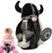 GEDOX Plüschtier Wikinger Plüschtier Wikinger Wichtel | Plüschpuppe Wikinger Wichtel ohne Gesicht Mittelalterlich - Weihnachtsdeko, Tischschmuck, Wohndeko, Handgemachte