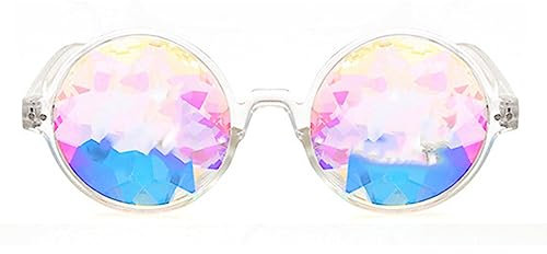 Osmond Kaleidoscope Festival Rave Fete Sonnenbrille, Linse zerlegt, transparent