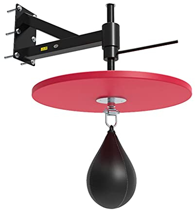 Höhenverstellbare Speedbag-Plattform, wandmontierter Punchingball mit Ständer, Reflexball für das Boxtraining zu Hause