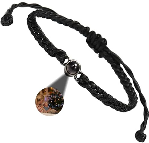 Personalisiertes Armband Personalisiertes Projektionsarmband mit Foto Personalisierte Geschenke Mit Bild und Verschiedenen Projektionsarmbandfotos in Stein Muttertagsgeschenke für Mama, Papa, Freund u
